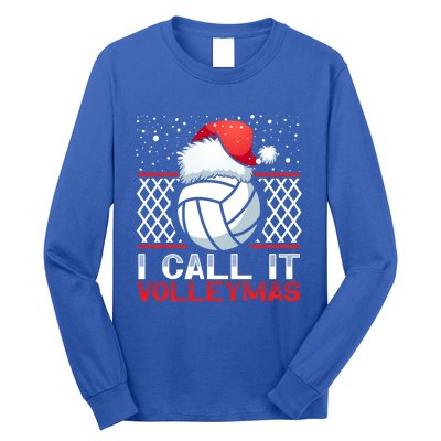 I Call It Volleymas Sport Lover Merry Xmas Christmas Day Gift Long Sleeve Shirt