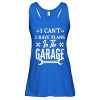 I Can't I Have Plans In The Garage Hobby Mechanic Car Tools Gift Ladies Essential Flowy Tank