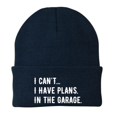 I Cant I Have Plans In The Garage Beanie