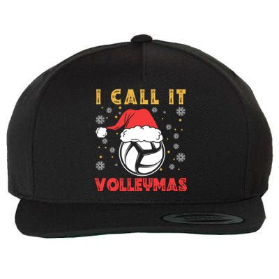 I Call It Volleymas Sport Lover Merry Xmas Christmas Day Gift Wool Snapback Cap