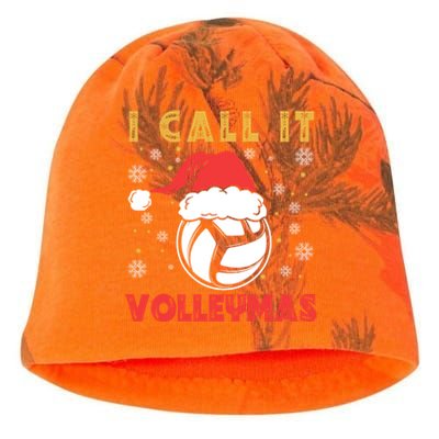 I Call It Volleymas Sport Lover Merry Xmas Christmas Day Gift Kati - Camo Knit Beanie