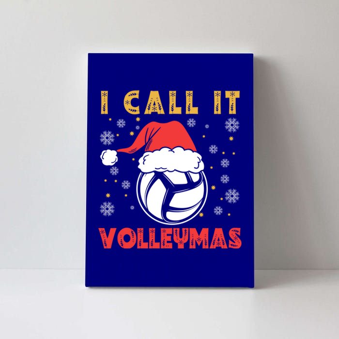 I Call It Volleymas Sport Lover Merry Xmas Christmas Day Gift Canvas