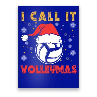 I Call It Volleymas Sport Lover Merry Xmas Christmas Day Gift Poster