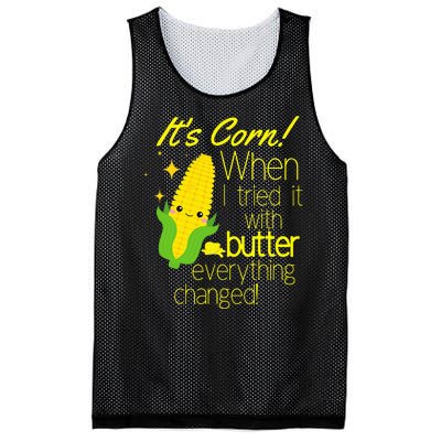 Its Corn It Has The Juice Corn Costume Funny Mesh Reversible Basketball Jersey Tank