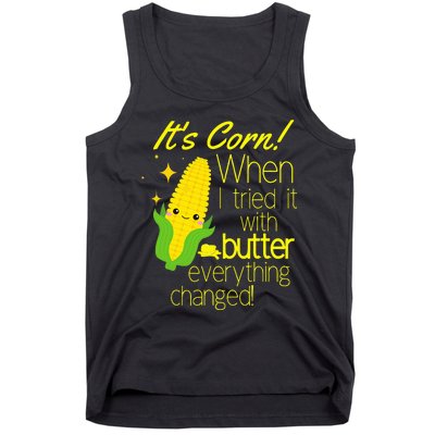 Its Corn It Has The Juice Corn Costume Funny Tank Top