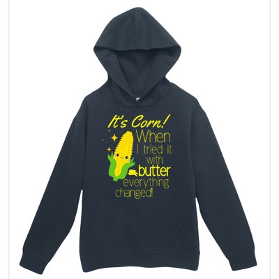 Its Corn It Has The Juice Corn Costume Funny Urban Pullover Hoodie