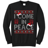 I Come In Peace IM Peace Matching Ugly Christmas Sweater Sweatshirt