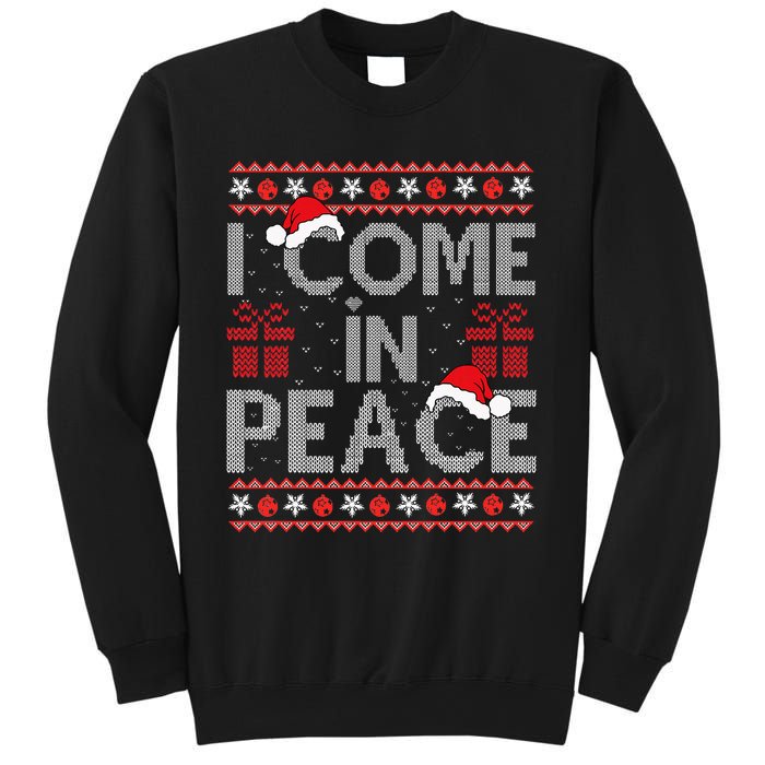 I Come In Peace IM Peace Matching Ugly Christmas Sweater Sweatshirt