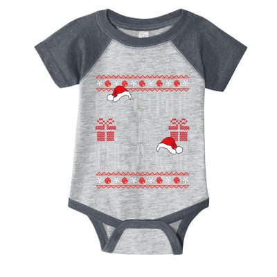 I Come In Peace IM Peace Matching Ugly Christmas Sweater Infant Baby Jersey Bodysuit