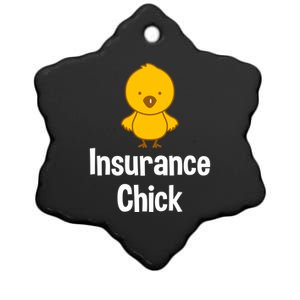 Insurance Chick Insurance Broker Insurance Agent Gift Ceramic Star Ornament