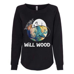 In Case I Make It Classic Will Basic Wood Womens California Wash Sweatshirt