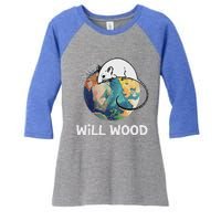 In Case I Make It Classic Will Basic Wood Women's Tri-Blend 3/4-Sleeve Raglan Shirt