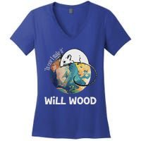 In Case I Make It Classic Will Basic Wood Women's V-Neck T-Shirt