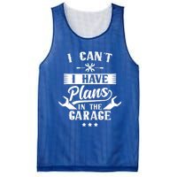 I Can't I Have Plans In The Garage Mechanic Car Tools Hobby Cute Gift Mesh Reversible Basketball Jersey Tank