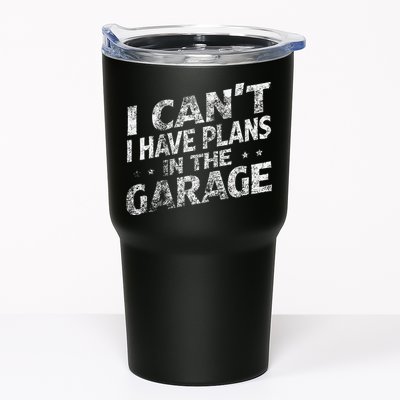 I Cant I Have Plans In The Garage Funny Car Mechanic Tumbler