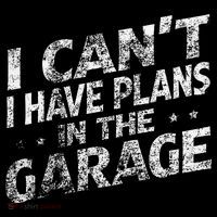 I Cant I Have Plans In The Garage Funny Car Mechanic Sustainable Knit Beanie