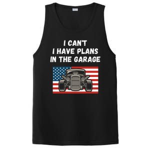 I Can’t I Have Plans In The Garage, Mechanic, Funny Garage PosiCharge Competitor Tank