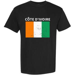 Ivory Coast Ivorians CôTe DIvoire Flag Pride Print Garment-Dyed Heavyweight T-Shirt