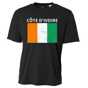 Ivory Coast Ivorians CôTe DIvoire Flag Pride Print Cooling Performance Crew T-Shirt