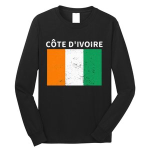 Ivory Coast Ivorians CôTe DIvoire Flag Pride Print Long Sleeve Shirt