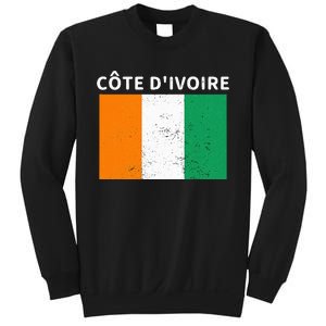 Ivory Coast Ivorians CôTe DIvoire Flag Pride Print Sweatshirt