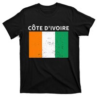 Ivory Coast Ivorians CôTe DIvoire Flag Pride Print T-Shirt