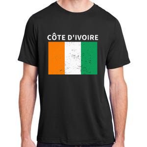 Ivory Coast Ivorians CôTe DIvoire Flag Pride Print Adult ChromaSoft Performance T-Shirt