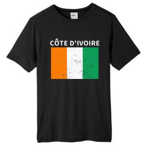 Ivory Coast Ivorians CôTe DIvoire Flag Pride Print Tall Fusion ChromaSoft Performance T-Shirt