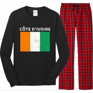 Ivory Coast Ivorians CôTe DIvoire Flag Pride Print Long Sleeve Pajama Set