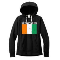 Ivory Coast Ivorians CôTe DIvoire Flag Pride Print Women's Fleece Hoodie