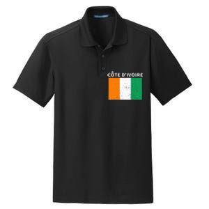 Ivory Coast Ivorians CôTe DIvoire Flag Pride Print Dry Zone Grid Polo