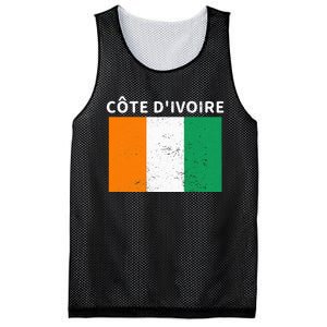 Ivory Coast Ivorians CôTe DIvoire Flag Pride Print Mesh Reversible Basketball Jersey Tank