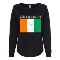 Ivory Coast Ivorians CôTe DIvoire Flag Pride Print Womens California Wash Sweatshirt