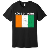 Ivory Coast Ivorians CôTe DIvoire Flag Pride Print Premium T-Shirt