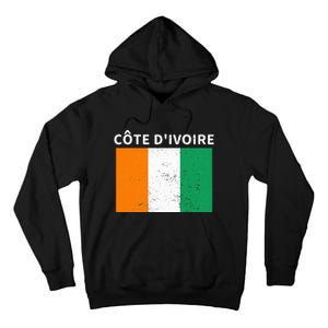 Ivory Coast Ivorians CôTe DIvoire Flag Pride Print Tall Hoodie