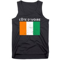 Ivory Coast Ivorians CôTe DIvoire Flag Pride Print Tank Top