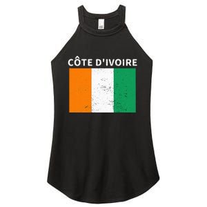 Ivory Coast Ivorians CôTe DIvoire Flag Pride Print Women's Perfect Tri Rocker Tank