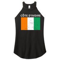 Ivory Coast Ivorians CôTe DIvoire Flag Pride Print Women's Perfect Tri Rocker Tank