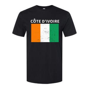 Ivory Coast Ivorians CôTe DIvoire Flag Pride Print Softstyle CVC T-Shirt