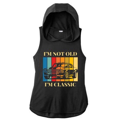 I Can’t I Have Plans In The Garage, Funny Mechanic Garage Ladies PosiCharge Tri-Blend Wicking Draft Hoodie Tank