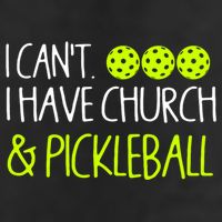 I CanT I Have Church And Pickleball Gift Adult Drive Performance Visor