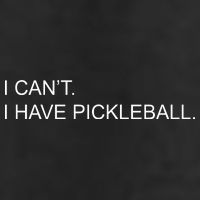 I Can't I Have Pickleball 7 Panel Mesh Trucker Snapback Hat
