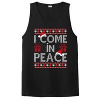 I Come In Peace IM Peace Matching Ugly Christmas Sweater PosiCharge Competitor Tank