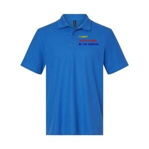 I Can't I Have Plans In The Garage Gift Softstyle Adult Sport Polo