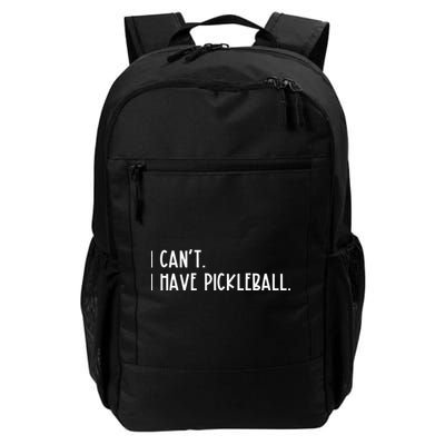 I Can't I Have Pickleball Vintage Pickleball Backpack