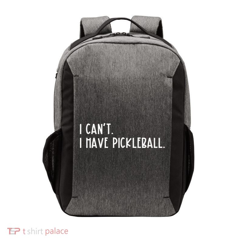 I Can't I Have Pickleball Vintage Pickleball Vector Backpack