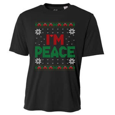 I Come In Peace IM Peace Matching Ugly Christmas Sweater Sweatshirt Cooling Performance Crew T-Shirt