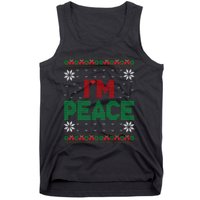 I Come In Peace IM Peace Matching Ugly Christmas Sweater Sweatshirt Tank Top