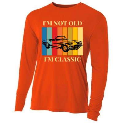 I Can’t I Have Plans In The Garage, Funny Garage Mechanic Cooling Performance Long Sleeve Crew