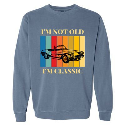 I Can’t I Have Plans In The Garage, Funny Garage Mechanic Garment-Dyed Sweatshirt